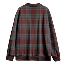 Scottish MacAlister of Glenbarr Hunting (MacAlister of Glenbarr; Hunting) Weathered Clan Crest Tartan V neck Knitted Fleece Cardigans