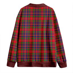 Scottish MacIntyre Modern Clan Crest Tartan V neck Knitted Fleece Cardigans