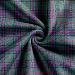 Scottish Lauder Weathered Clan Crest Tartan V neck Knitted Fleece Cardigans