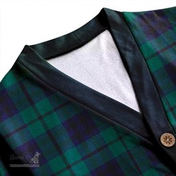 Scottish Keith (Austin) Modern Clan Crest Tartan V neck Knitted Fleece Cardigans
