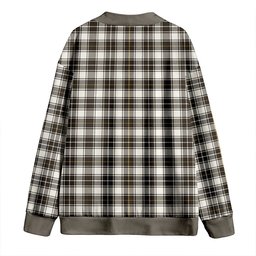 Scottish MacFie of Colonsay Dress (MacPhee of Colonsay Dress) Weathered Clan Crest Tartan V neck Knitted Fleece Cardigans