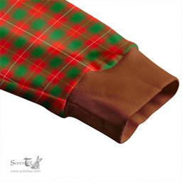 Scottish MacFie (MacPhee) Ancient Clan Crest Tartan V neck Knitted Fleece Cardigans