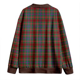 Scottish MacCall (MacColl) Modern Clan Crest Tartan V neck Knitted Fleece Cardigans