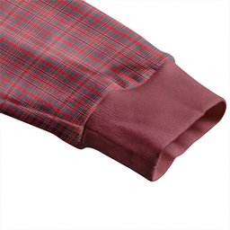 Scottish MacAlister Weathered Clan Crest Tartan V neck Knitted Fleece Cardigans