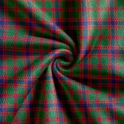 Scottish Logan Light Modern Clan Crest Tartan V neck Knitted Fleece Cardigans