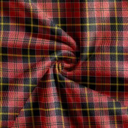 Scottish MacAlister of Skye Ancient Clan Crest Tartan V neck Knitted Fleece Cardigans