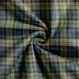 Scottish MacIsaac Weathered Clan Crest Tartan V neck Knitted Fleece Cardigans