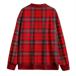 Scottish MacClure Modern Clan Crest Tartan V neck Knitted Fleece Cardigans