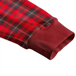 Scottish MacClure Modern Clan Crest Tartan V neck Knitted Fleece Cardigans
