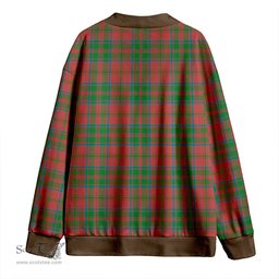 Scottish MacDonald of Glencoe (Donald of Glencoe) Ancient Clan Crest Tartan V neck Knitted Fleece Cardigans
