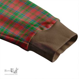 Scottish MacDonald of Glencoe (Donald of Glencoe) Ancient Clan Crest Tartan V neck Knitted Fleece Cardigans
