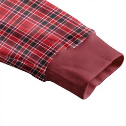 Scottish MacDonald of Lochmaddy (Donald of Loch Mhaddy) Weathered Clan Crest Tartan V neck Knitted Fleece Cardigans