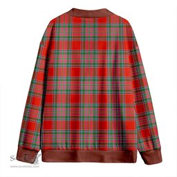 Scottish MacBean (MacBain) Ancient Clan Crest Tartan V neck Knitted Fleece Cardigans