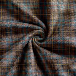 Scottish MacInnes Weathered Clan Crest Tartan V neck Knitted Fleece Cardigans