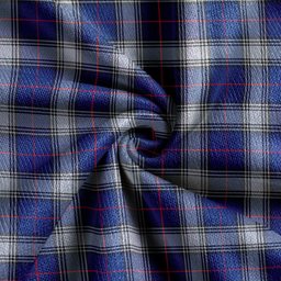 Scottish Kinnaird Modern Clan Crest Tartan V neck Knitted Fleece Cardigans