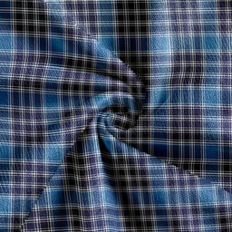 Scottish MacDonald Lord of the Isles Hunting Blue (Donald Lord of the Isles Hunting Blue) Modern Clan Crest Tartan V neck Knitted Fleece Cardigans