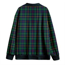 Scottish MacCainsh Modern Clan Crest Tartan V neck Knitted Fleece Cardigans