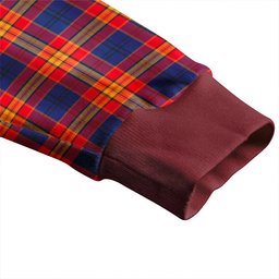 Scottish MacGurk Modern Clan Crest Tartan V neck Knitted Fleece Cardigans