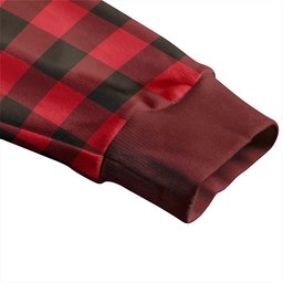 Scottish MacGregor Rob Roy (Gregor Red & Black) Weathered Clan Crest Tartan V neck Knitted Fleece Cardigans
