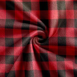 Scottish MacGregor Rob Roy (Gregor Red & Black) Weathered Clan Crest Tartan V neck Knitted Fleece Cardigans