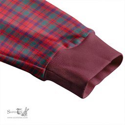 Scottish MacBean of Tomatin (MacBain of Tomatin) Weathered Clan Crest Tartan V neck Knitted Fleece Cardigans