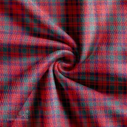 Scottish MacBean of Tomatin (MacBain of Tomatin) Weathered Clan Crest Tartan V neck Knitted Fleece Cardigans