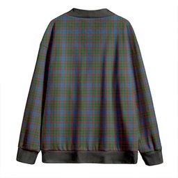 Scottish MacIntyre of Littleport Ancient Clan Crest Tartan V neck Knitted Fleece Cardigans