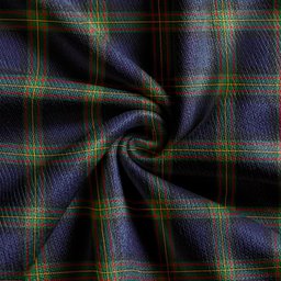 Scottish MacLaren of Broich Modern Clan Crest Tartan V neck Knitted Fleece Cardigans