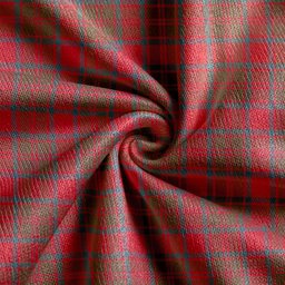 Scottish MacKintosh Weathered Clan Crest Tartan V neck Knitted Fleece Cardigans