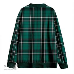 Scottish MacLean of Duart Hunting (Vestiarium Scoticum) Modern Clan Crest Tartan V neck Knitted Fleece Cardigans