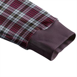 Scottish Little Dress Modern Clan Crest Tartan V neck Knitted Fleece Cardigans