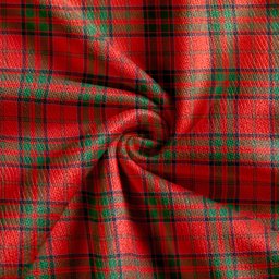 Scottish MacDonell of Keppoch Modern Clan Crest Tartan V neck Knitted Fleece Cardigans