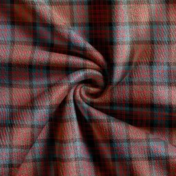 Scottish MacDonald (Donald) Weathered Clan Crest Tartan V neck Knitted Fleece Cardigans