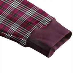 Scottish Little of Morton Rigg Modern Clan Crest Tartan V neck Knitted Fleece Cardigans