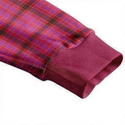 Scottish Lumsden of Clova Weathered Clan Crest Tartan V neck Knitted Fleece Cardigans