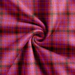 Scottish Lumsden of Clova Weathered Clan Crest Tartan V neck Knitted Fleece Cardigans