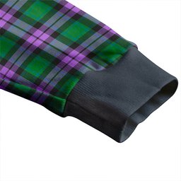 Scottish MacArthur of Milton Ancient Clan Crest Tartan V neck Knitted Fleece Cardigans