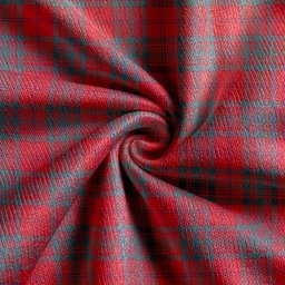 Scottish MacAlister of Glenbarr Weathered Clan Crest Tartan V neck Knitted Fleece Cardigans