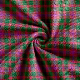Scottish Logan Light Ancient Clan Crest Tartan V neck Knitted Fleece Cardigans