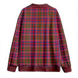 Scottish MacColl (MacCall) Modern Clan Crest Tartan V neck Knitted Fleece Cardigans