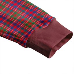 Scottish MacColl (MacCall) Modern Clan Crest Tartan V neck Knitted Fleece Cardigans