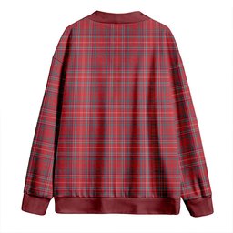 Scottish MacDonald of Staffa (Donald of Staffa) Weathered Clan Crest Tartan V neck Knitted Fleece Cardigans