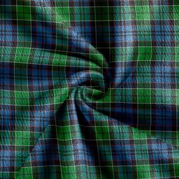 Scottish MacIsaac Modern Clan Crest Tartan V neck Knitted Fleece Cardigans