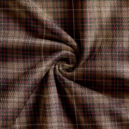 Scottish MacAulay of Lewis Weathered Clan Crest Tartan V neck Knitted Fleece Cardigans
