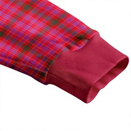 Scottish Lumsden of Clova Modern Clan Crest Tartan V neck Knitted Fleece Cardigans