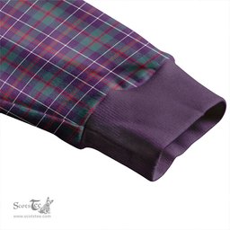 Scottish MacHardy Weathered Clan Crest Tartan V neck Knitted Fleece Cardigans