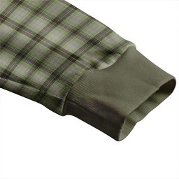 Scottish MacIver Weathered Clan Crest Tartan V neck Knitted Fleece Cardigans