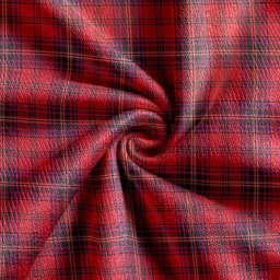 Scottish MacClure Weathered Clan Crest Tartan V neck Knitted Fleece Cardigans
