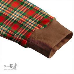 Scottish MacGill Ancient Clan Crest Tartan V neck Knitted Fleece Cardigans