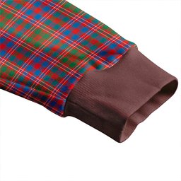 Scottish MacColl (MacCall) Ancient Clan Crest Tartan V neck Knitted Fleece Cardigans